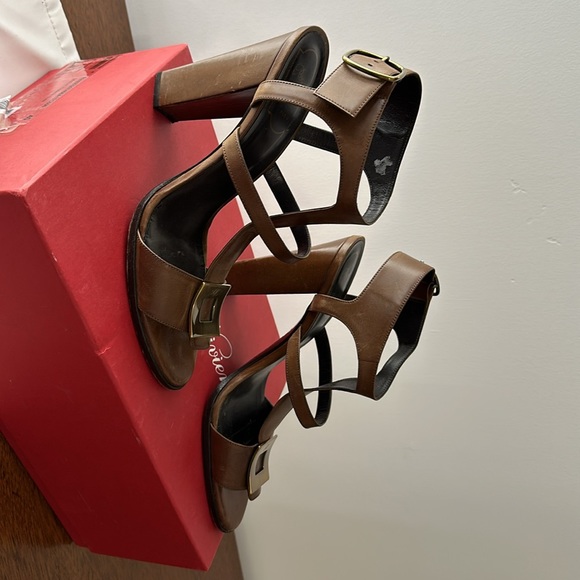 ROGER VIVER Cubiste sandals so 40 - Picture 6 of 10